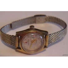 Vintage HAMILTON Ladies Watch Day/Date Quartz