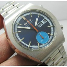 Vintage Seiko 6139-8020 Chronograph Auto Watch Daydate.