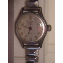 Vintage Swiss Accro Bond 17j Ladies Nurse Medical Dial Wrist Watch