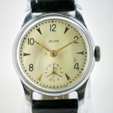 Vintage ZIM unisex mechanical watch from Soviet/Ussr