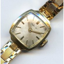 Vtg Eppo 262 Otto Epple Incabloc Germany 17j Rgp Ladies Windup Wrist Watch - Tlc