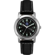 Watch Creations Ladies` Black Leather Watch