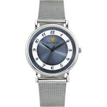 Watch Creations Unisex Mesh Bracelet Watch With Blue Sunray Dial