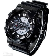 Watch Fashion Electronic Double Led Male Mens Table