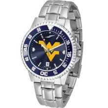 West Virginia Mountaineers WVU Mens Competitor Anochrome Watch