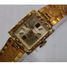 Westclox Ladies Gold 17Jwl Watch with Bracelet