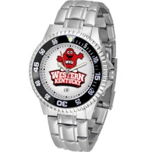 Western Kentucky Hilltoppers Competitor Men's Watch with Steel Band