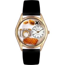 Whimsical Watches C-0620016 Whimsical Womens Photographer Black Leather Watch