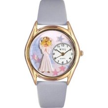 Whimsical Watches C-0710005 Whimsical Womens Angel Baby Blue Leather Watch