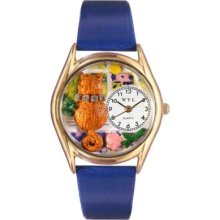 Whimsical Watches Kid s Aristo Cat Quartz Leather Strap Watch