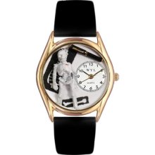 Whimsical watches wc0610016 orthopedics black leather and g - One Size