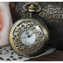 Wholesale - Retro Western Bronze Court Pocket Watch Large Size Point