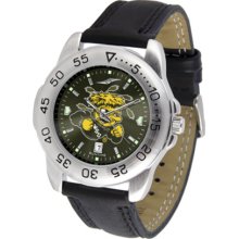 Wichita State Shockers Sport AnoChrome Men's Watch with Leather Band