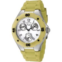 Womens Invicta Day Date Seconds Rubber Watch In0700