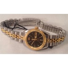 Women's Orient Automatic Two Tone Watch Nice Gift Bnq0b008b9