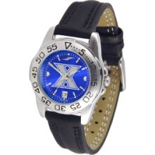 Xavier Musketeers NCAA AnoChrome Sport Ladies Watch (Leather Ban