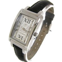 $105 Tommy Hilfiger Womens Black Leather Dress Watch 1780811