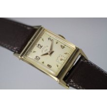 1955 Vintage Lord Elgin 14K Solid Gold Wrist Watch