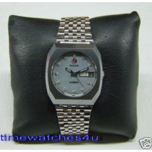 1970's Rado Diastar Daydate Light Grey Dial Man's