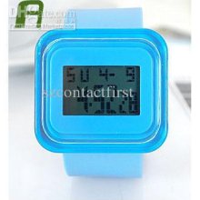 20 Pc New Jelly Silicone Sports Unisex Wrist Watch Bbh