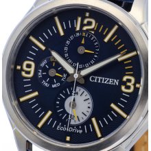 2012/2013 Model Sporty Nylon Citizen Eco-drive Multi Dial Ap4000-15l