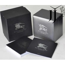 2012 Genuine Black Burberry Prorsum Watch Box With Original Documents