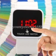 2012 Magic Led Digital Touch Screen Silicone Date Unisex Sport Watch