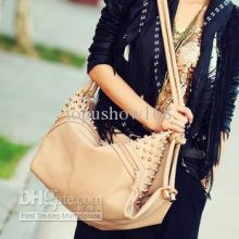 2013 New Style Fashion Vintage Rivet Bag Wholesale Shoulder Handbag