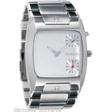 2013 Nixon A060 130 Banks All Silver Square Multiple Time A060 130