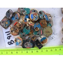 25+pc Assorted Swiss Quartz Watch Movement Parts Watch Asis