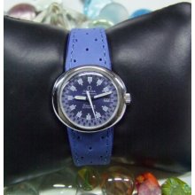 70's Omega Geneve Dynamic Auto Blue Dial Date Ladies