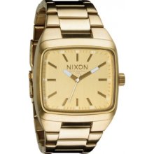 A244-1502 Nixon Mens The Manual Update II All Gold Watch