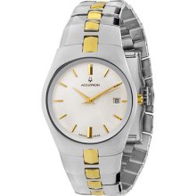 Accutron By Bulova Lucerne Two Tone Men's Watch 28b84