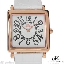 Adee Kaye Swiss Movement Beverly Hills Ladies Watch $490 Mother Day Gift Box