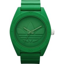 adidas Watch, Unisex Green Silicone Strap 50mm ADH2788