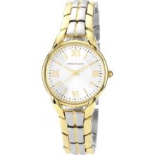 AK Anne Klein Women's 10-9815SVTT Two-Tone Bracelet Watch