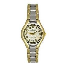 AK Anne Klein Women's Two-Tone Bracelet watch #6777SVTT