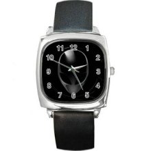 Alienware Unisex Silver-Tone Square Metal Watch 04