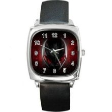 Alienware Unisex Silver-Tone Square Metal Watch 13