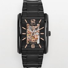 Allen Black IP and Rose Gold-Tone Automatic Watch