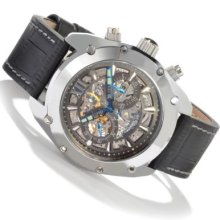 Android Men's Limited Edition Virtuoso Mechanical Chronograph Leather Strap Watch