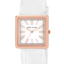 Anne Klein Square Rose Gold Watch, 38mm