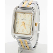 Anne Klein Women's Ak05 Two-tone Stainless Steel Silver Dial Quartz Watch