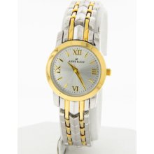 Anne Klein Women's Two-tone Stainless Steel Silver Dial Quartz Watch