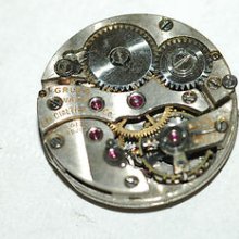 Antique Gruen Watch Specialty Co Movement 17 Jewel 20mm With Gruen Dial