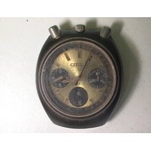 Antique Wristwatch Movement For Repair Citizen 8110a Chronograph