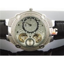 Aqua Master 45 Mm Round 20 Diamonds Automatic Watch