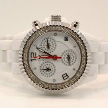 Aqua Master Ladies Ceramic Diamond Watch 1.25ctw W1151