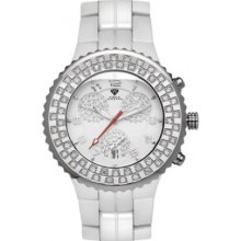 Aqua Master Unisex Ceramic Diamond Watch 12-1W