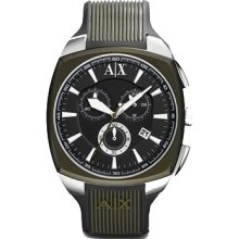 Armani Exchange AX1171 Rubber Band Chronograph Men's Watch